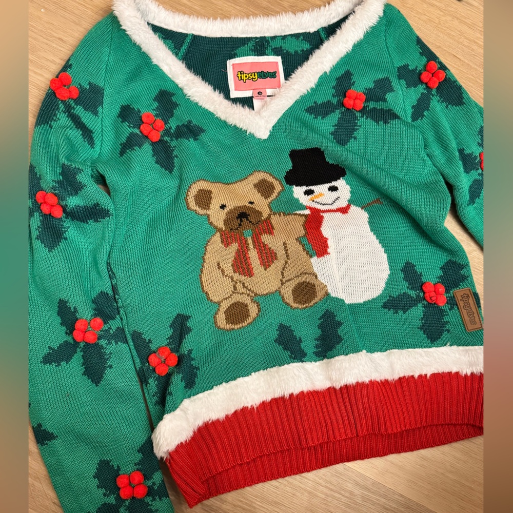 Tipsy Elves Christmas Ugly Sweater Size Small